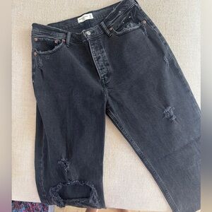 Abercrombie & Fitch High Rise Jeans sz 12 Black - Like New